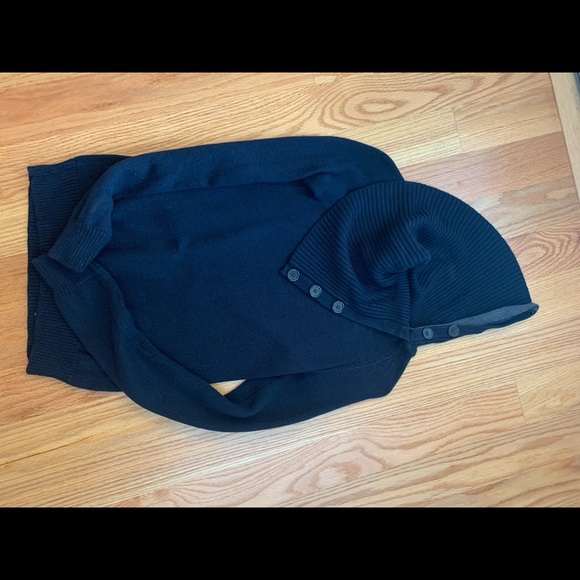 GAP Sweaters - Navy Blue sweater with button collar detail.